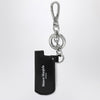 Maison Margiela Black leather key holder with logo