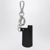 Maison Margiela Black leather key holder with logo