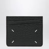 Maison Margiela Black Four Stitches calfskin card holder