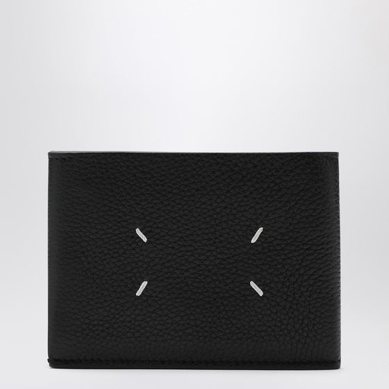 Maison Margiela Black bi-fold wallet with logo