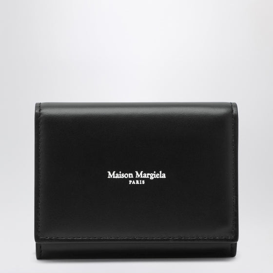 Maison Margiela Compact black wallet with logo