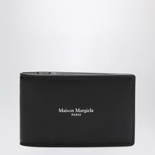  Maison Margiela Black button card holder with logo