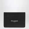 Maison Margiela Black leather cardholder with logo