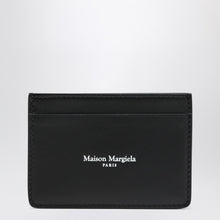  Maison Margiela Black leather cardholder with logo