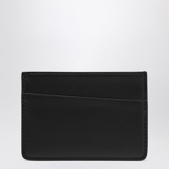 Maison Margiela Black leather cardholder with logo