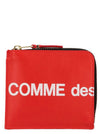 Comme Des Garcons Wallet Huge Logo Wallet