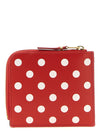 Comme Des Garcons Wallet Polka Dots Printed Wallet