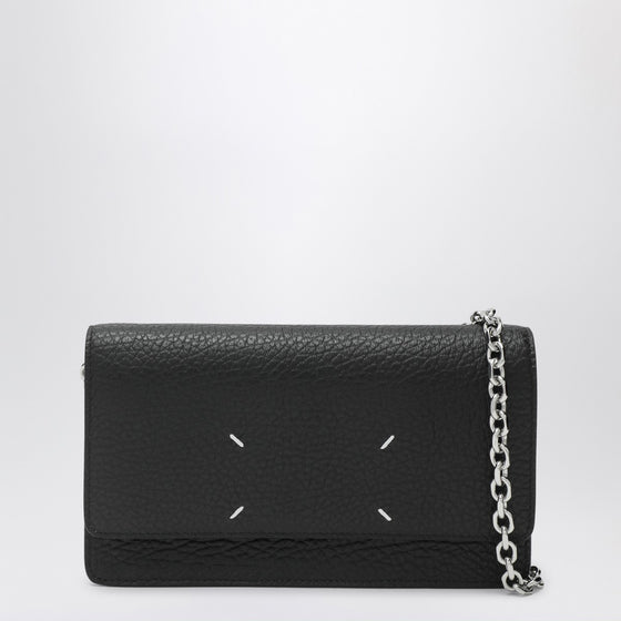Maison Margiela Black wallet with chain