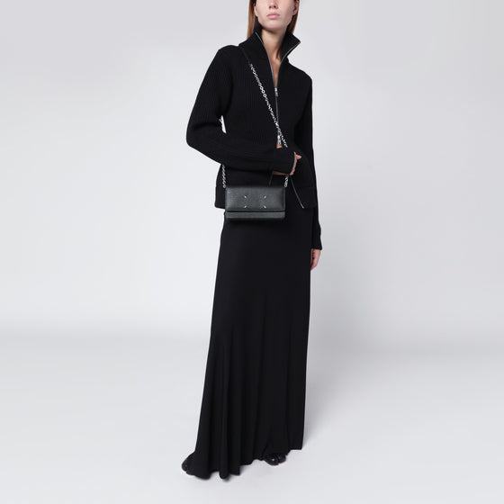Maison Margiela Black wallet with chain