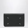 Maison Margiela Black Four Stitches card holder