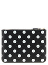 Comme Des Garcons Wallet Polka Dots Printed Wallet