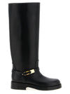 Elisabetta Franchi Logo Strap Boots