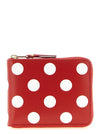 Comme Des Garcons Wallet Polka Dots Printed Wallet