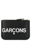 Comme Des Garcons Wallet Huge Logo Purse