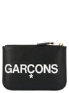 Comme Des Garcons Wallet Huge Logo Purse