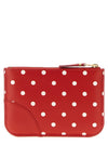 Comme Des Garcons Wallet Polka Dots Printed Card Holder