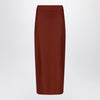 LouLou De Saison Samos Lds burgundy pencil skirt