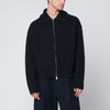 STUDIO NICHOLSON Navy blue wool zip-up cardigan