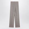Max Mara Studio Beige straight linen pants