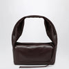 Maison Margiela Box East West Small Bag in Burgundy Leather