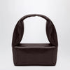 Maison Margiela Box East West Small Bag in Burgundy Leather