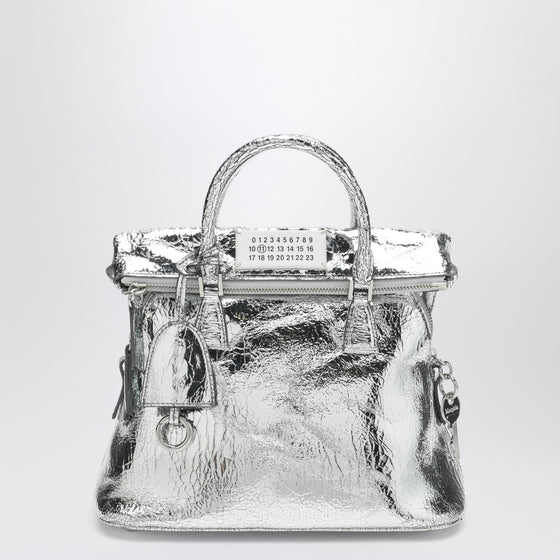 Maison Margiela 5AC classique mini metallic silver bag
