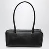 MM6 Maison Margiela Small black leather Bowling bag