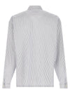 Prada Zip Striped Shirt