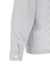 Prada Zip Striped Shirt