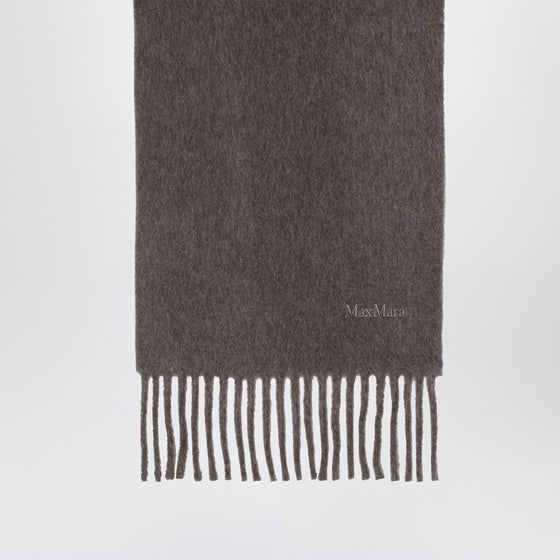 Max Mara Wool Scarf in Dove Grey
