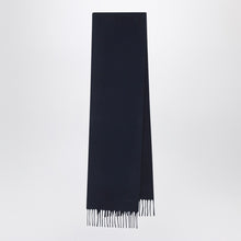  Max Mara Wool Scarf in Blue