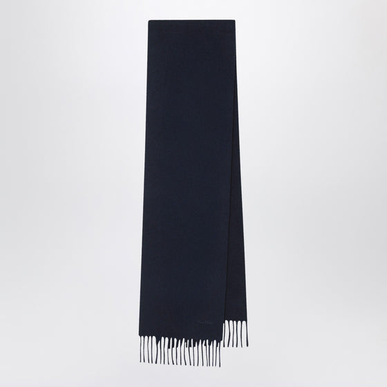 Max Mara Wool Scarf in Blue