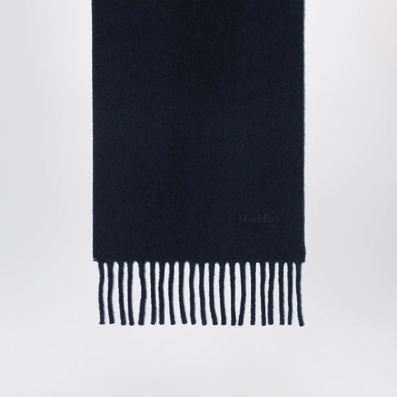 Max Mara Wool Scarf in Blue