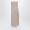 Max Mara Wool Scarf in Beige