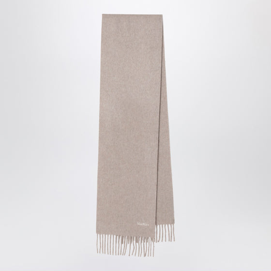 Max Mara Wool Scarf in Beige