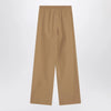 LouLou De Saison Sand-coloured trousers in cotton