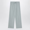LouLou De Saison Light blue trousers in cotton