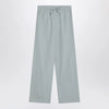LouLou De Saison Light blue trousers in cotton