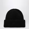 Soft Goat Black cashmere beanie