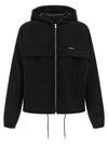 Prada Pile Tec Hooded Jacket