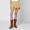 ISABEL MARANT Étoile Ochre lace Puria shorts with ruffles