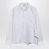 J.W. Anderson JW Anderson White striped asymmetric draped shirt