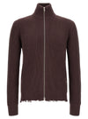 Mm6 Maison Margiela Ribbed Cotton Turtleneck Sweater