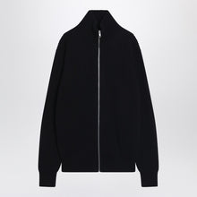  MM6 Maison Margiela Black cotton zip-up cardigan