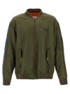 Mm6 Maison Margiela Bimaterial Bomber Jacket