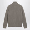 MM6 Maison Margiela Beige mélange wool cardigan