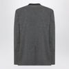 MM6 Maison Margiela Grey mélange wool-blend jacket