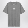 MM6 Maison Margiela Light grey T-shirt with Numeric Signature patch