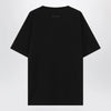 MM6 Maison Margiela Black T-shirt with logo print