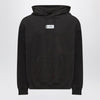 MM6 Maison Margiela Black Numeric cotton hoodie
